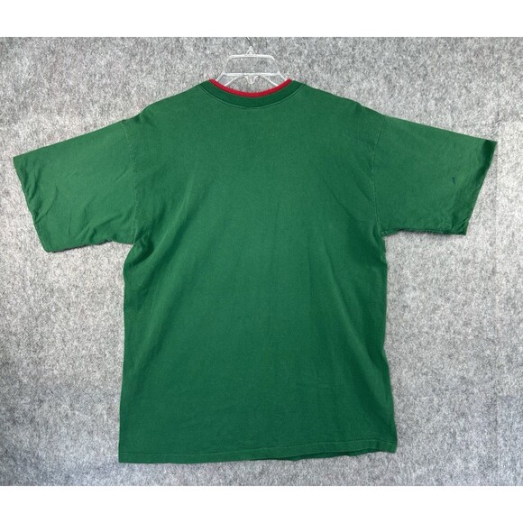 VTG The Disney Store Shirt Men’s XL Green Red Mickey Mouse Short Sleeve Double - Picture 4 of 11